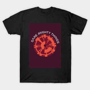 JPL/NASA Perseverance Parachute "Dare Mighty Things" Poster #5 T-Shirt